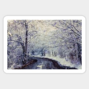 Winter scene Sticker